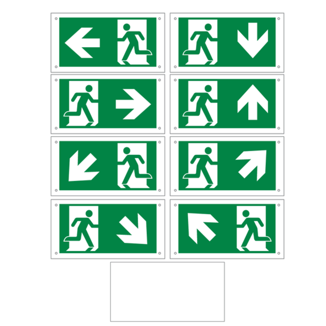 pictogrammen set voor de OTG-FF-6, OTG-VV-5 of OTG-HH-1