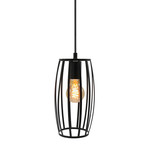 5W spiraal lamp, 1800K, amber glas Ø60 - dimbaar