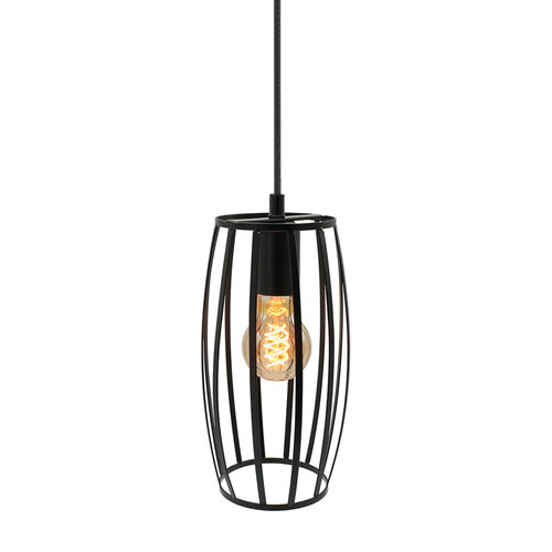 5W DNA spiraal lamp, 1800K, amber glas Ø60 - dimbaar