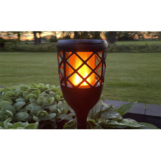 Solar tuinfakkel Torch 2W met vlameffect