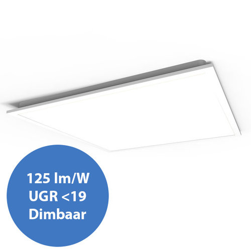 Dimbaar LED paneel, 60x60cm, UGR<19, 30W, 4000K - 125lm/W