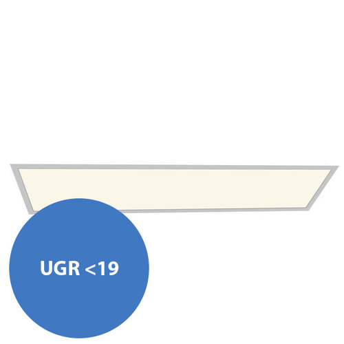 LED paneel 30x120cm, UGR<19, 3000K - 114lm/W