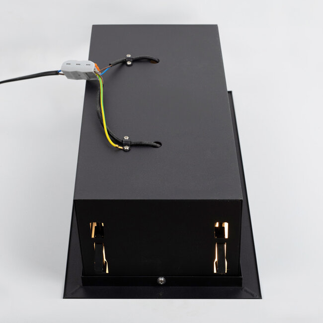 GU10 AR111 verstelbare inbouwspot 2-lichts Jayden - zwart