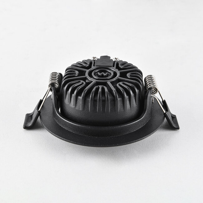 Inbouwspot zwart 5W UGR<19 + CCT - Siem