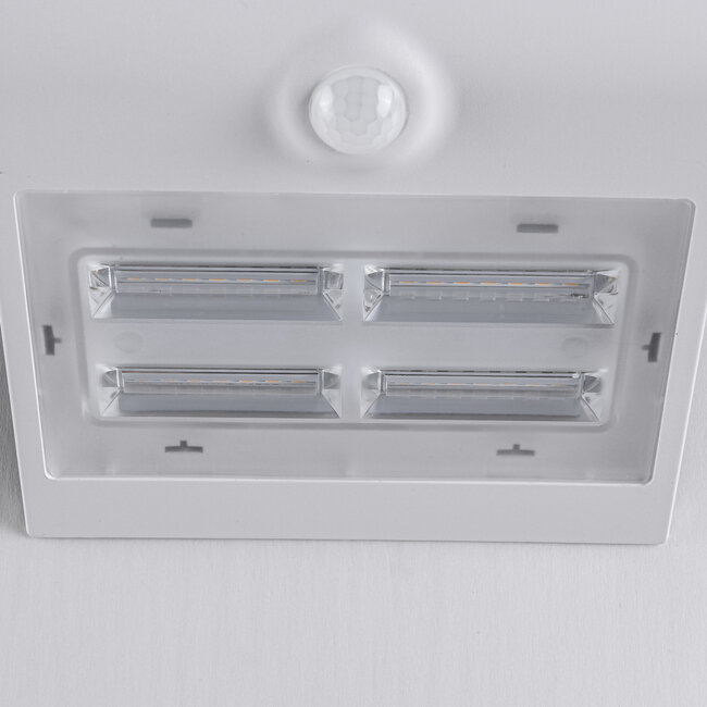 Solar buitenwandlamp Single Conan 3,2W met sensor - wit