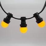 Ampoule guinguette LED orange, 1 watt, Ø45