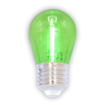 Lichterkette Glühbirne farbig, LED Filament, 1 Watt, grün