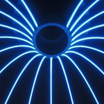 Neon LED Strip 230V, blau - NULI