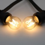 Warmweiße LED Filament Glühlampe, 4 Watt, dimmbar