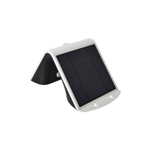 Solar-Wandleuchte Single Conan 2,3W mit Sensor - weiß