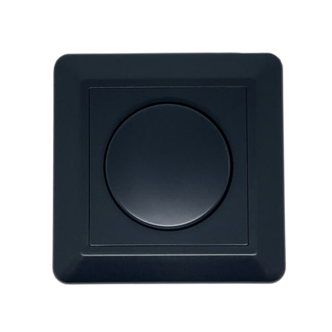 Wall dimmer switch, recessed