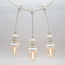 White pendant light socket - self assembly (excl. bulbs)