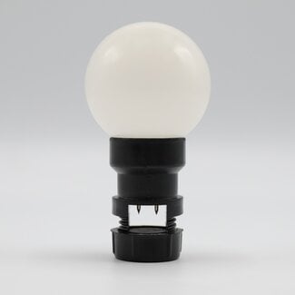 Festoon bulb - 1W milk white shade (no E27 fitting)