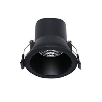 Miracle LED spotlight, black, dimmable, 6W, 3000K