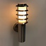 Outdoor wall light - grey stainless steel