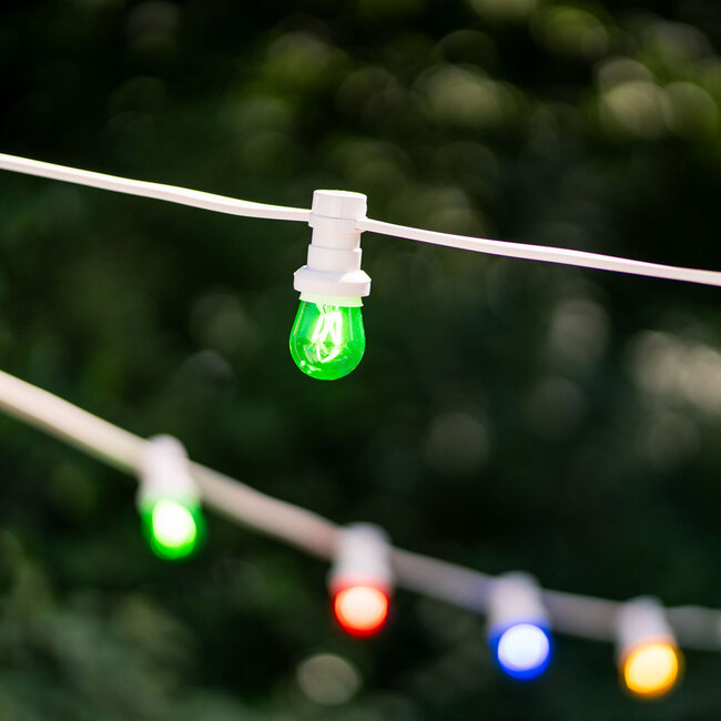 Dimmable filament bulb in green 3.5W