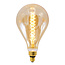 8,5W DNA spiral lamp XXL, 2000K, amber glass Ø160 - dimmable