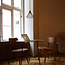 A60 dimmable amber glass croissant spiral filament bulb 1800K 4W