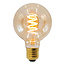G95 XL dimmable spiral bulb amber glass 1800K 4W