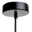 Industrial pendant lamp Diego in matte-black open cage frame