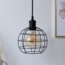 Black pendant lamp Hugo
