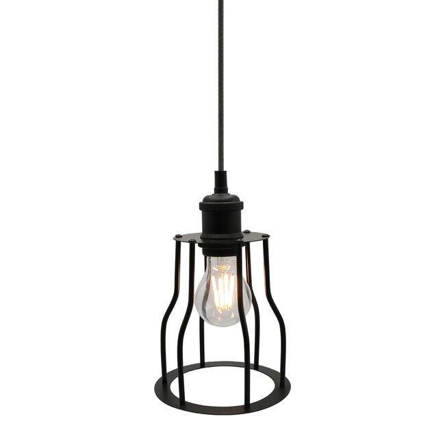 Diego pendant lamp incl. bulb 4.5W to 12W, clear glass, 2700K, Ø60 and Ø70
