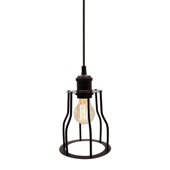 Diego pendant light incl. bulb 2.5W to 10W, amber glass, 2000K, Ø60