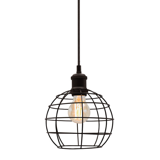 Hugo pendant lamp incl. bulb 2.5W to 10W, Amber glass, 2000K, Ø60