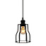 Diego pendant lamp incl. 5W spiral bulb, Amber glass, 1800K, Ø60