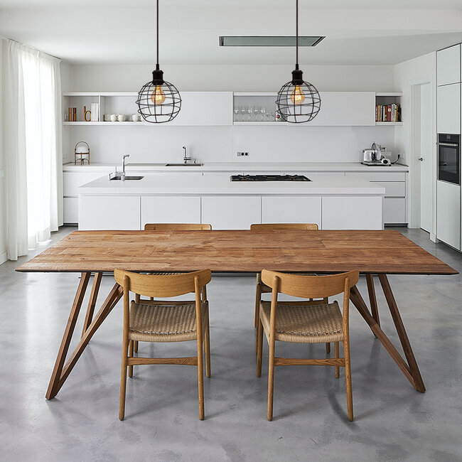 Hugo pendant lamp incl. 5W spiral bulb, Amber glass, 1800K, Ø60