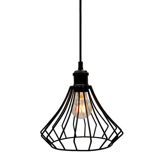 Kiki pendant lamp incl. 5W spiral bulb, Amber glass, 1800K, Ø60