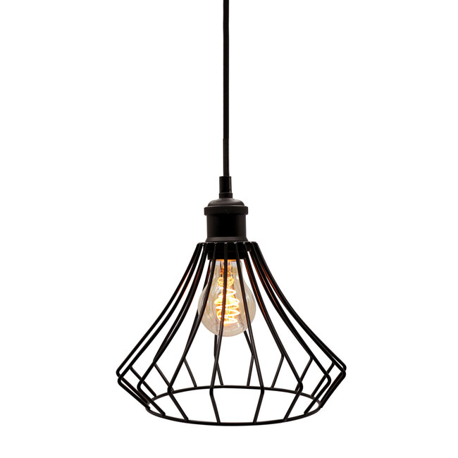 Kiki Pendant Light incl. 5W spiral bulb, Amber glass, 1800K (extra warm white), Ø60mm