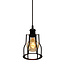 Pendant lamp Diego with 5W spiral bulb, amber, 1800K, G95