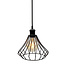 Kiki pendant lamp incl. 5W spiral bulb, Amber glass, 1800K, Ø95