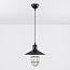 Industrial pendant lamp in black steel - Kiev