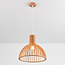 Wooden pendant light Bali - natural