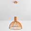 Wooden pendant light Bali - natural