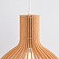 Wooden pendant light Bali - natural