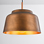 Modern hanging lamp in black with gold tone - New York