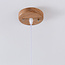 Hanging Lamp Country Style Natural Wood - Hanoi