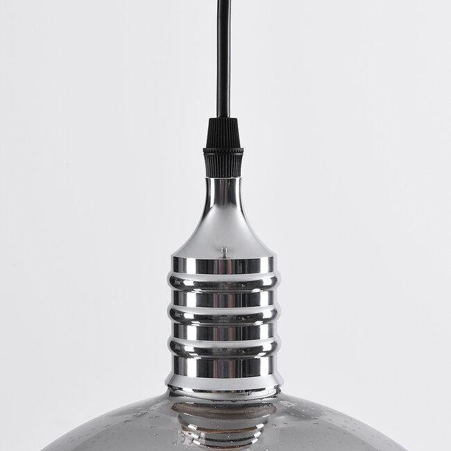 Designer pendant light London - smoked glass