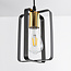 Industrial hanging lamp black with gold - Pisa