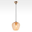 Designer pendant light Cairo - amber glass