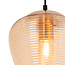 Designer pendant light Cairo - amber glass