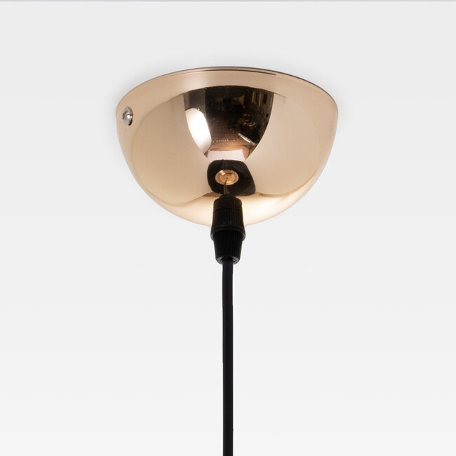Designer pendant light Cairo - amber glass