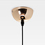 Designer pendant light Cairo - amber glass