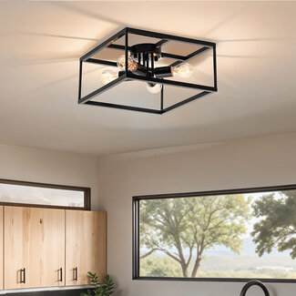 Industrial ceiling light metal construction - Barcelona