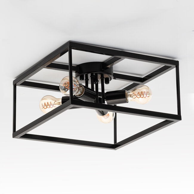 Industrial ceiling light metal construction - Barcelona