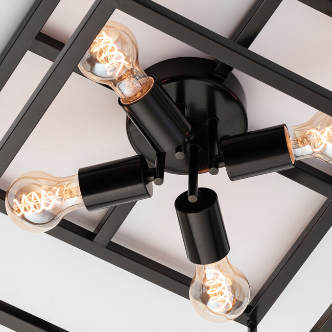 Industrial ceiling light metal construction - Barcelona