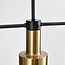Modern 3-light pendant lamp Rome in gold